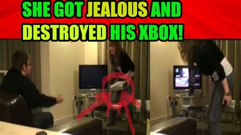 His Girlfriend Got Jealous And Smashed His Xbox To Pieces Reaction