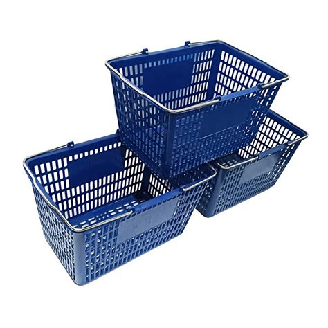 Plastic Shopping Baskets With Handle Suppliers And Manufacturers China