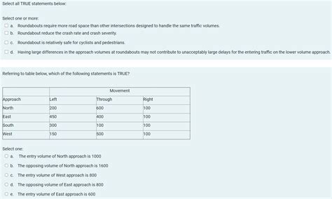 Solved Select All True Statements Below Select One Or More