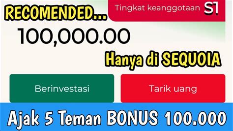 Daftar Di Sequoia Undang Teman Dapat Bonus Ribu Gabung Sekarang