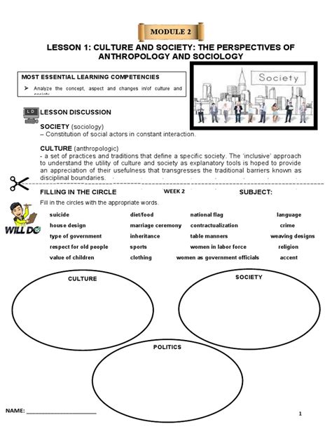 Understanding Culture Society And Politics Pdf Value Ethics Society