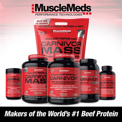 Musclemeds Carnivor Beef Protein Isolate 419 Lbs Topfitprotein