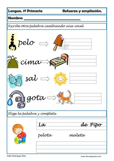 Aprende Y Repasa Lengua Primaria Fichas Lectoescritura Lecturas