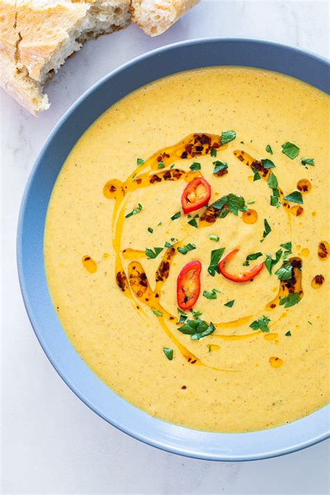 Curried Cauliflower Soup Recipe Curried Cauliflower Soup Spicy