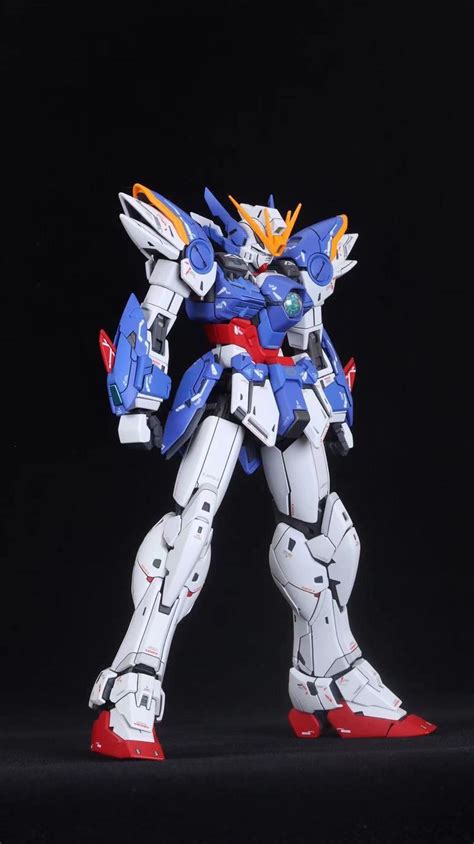 Bandai Mg Wing Gundam Zero Ew Ver Ka Installed Led S Painted