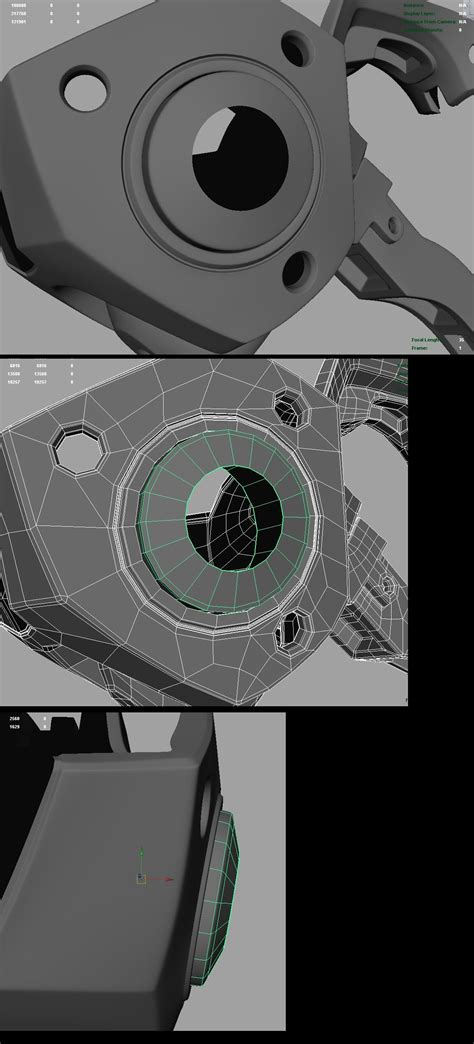 Hard Surface Topology For Multiple Holes Helpful For Specific Parts Of