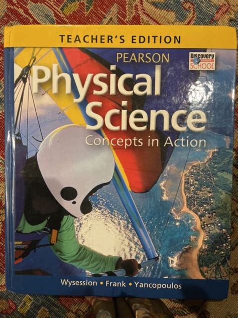 Pearson Physical Science Concepts In Action Hardcover Teachers Edition