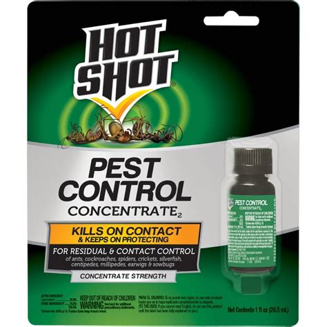 Hot Shot Pest Control Concentrate 1 Oz Residual And Contact Control Hg 96376 The Home Depot