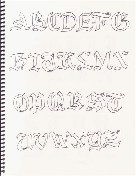 Lettering Styles Alphabet Tattoo Fonts Alphabet Tattoo Lettering