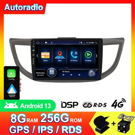 Gb Android Autoradio Gps Navi Pour Honda Crv Wifi