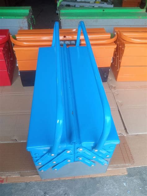 17x8 X8 L X W X D Inch Blue Rectangular MS Tool Box At Rs 1050 Piece