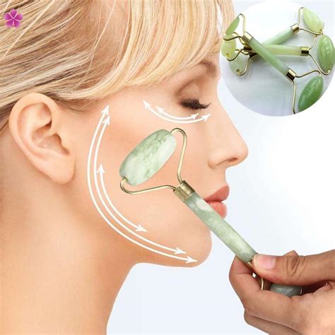 Buy 1pc Facial Massage Jade Roller Face Body Head Neck Nature Beauty