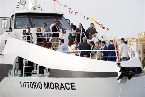 PRESENTATA IERI LA NUOVA NAVE VITTORIO MORACE Marittimi Navi