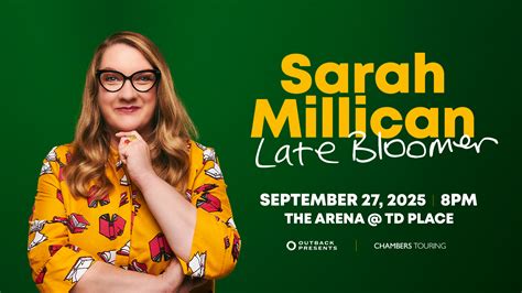 Sarah Millican: Late Bloomer - TD Place | Lansdowne Live