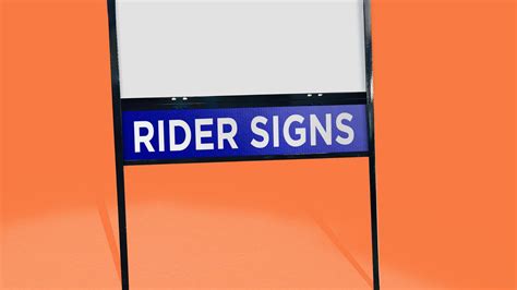 Rider Signs Real Estate Designs Print Custom Signs 1800BusinessCards