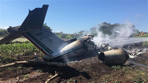 Se Desploma Aeronave De La Sedena Con Acento