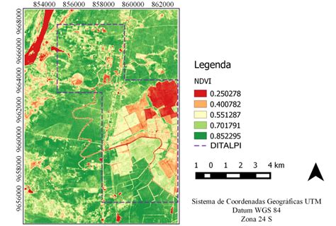 Ndice De Vegeta O Por Diferen A Normalizada Ndvi Da Rea De Estudo