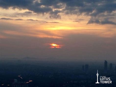 View Of Sri Pada From Lotus Tower Elanka