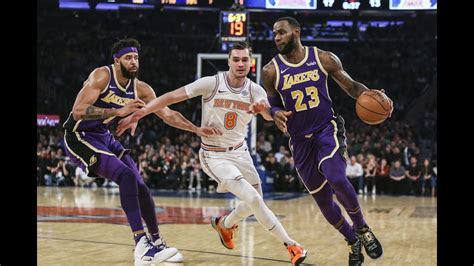 Los Angeles Lakers VS New York Knicks Full Game Highlights NBA2K20