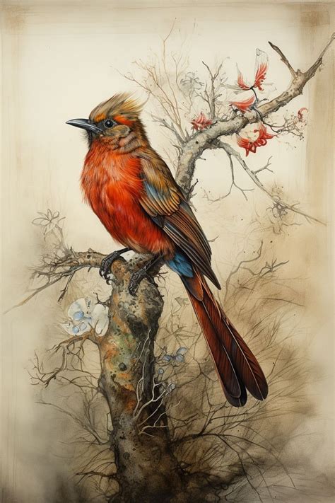 Dorota Piotrowiak Artiste Polonaise Polish In Bird Art Print