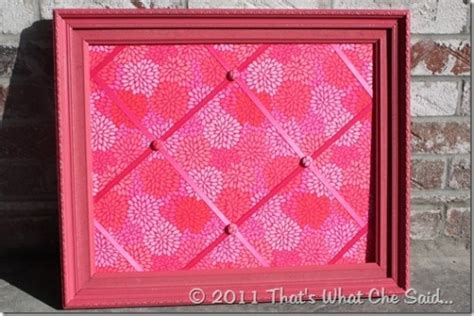 Fabric Ribbon Bulletin Board Tutorial Tumblr Gallery