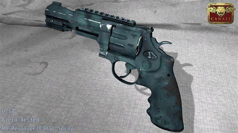 R8 Revolver Canal Spray Skin Wear Preview YouTube