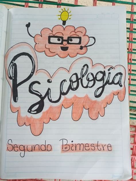 Separador de Bimestre para Psicología Caratulas de psicologia