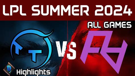 Tt Vs Ra Highlights All Games Lpl Summer Tt Gaming Vs Rare Atom By