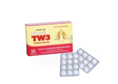 Thuốc ho bổ phế TW3 Thuốc biệt dược công dụng cách dùng SDK VD