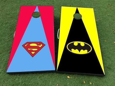 Batman Vs Superman Dc Comics Cornhole Board Game Decal Vinyl Wraps