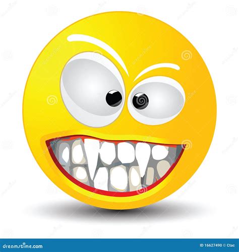 Vampire Smiley Vector Illustration | CartoonDealer.com #16627490