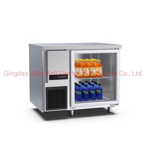 Commercial Glass Door Fridge Showcase Countertop Display Cooler Cola