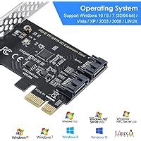 Amazon BEYIMEI PCIe SATA Card 2 Ports PCI E To SATA Expansion