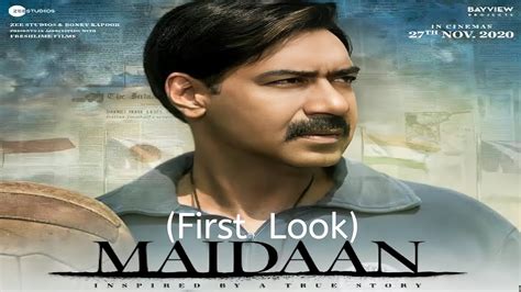 Maidaan Official Trailer Ajay Devgan Maidaan Trailer Maidaan Ajay Devgan First Look