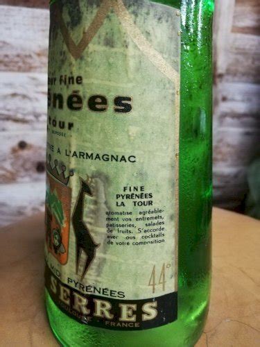 Bouteille Ancienne Liqueur Beno T Serres La Tour Old Liquor Old Bottle