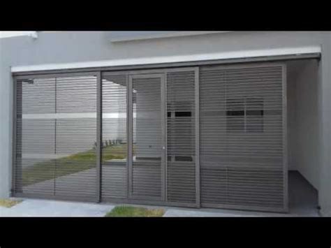 Corredizo Tres Hojas Automatizado Youtube Garage Door Design Door