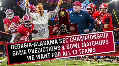 Full Podcast 2021 Sec Championship Predictions 1 Georgia Vs 3