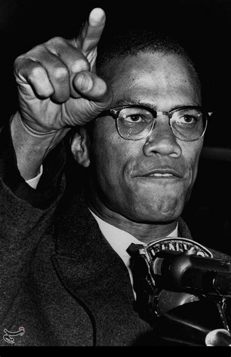 American Black Rights Activist Malcolm X Photo News Tasnim News Agency