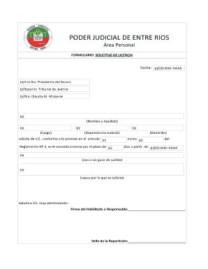 Fillable Online Jusentrerios Gov Poder Judicial De Entre Rios