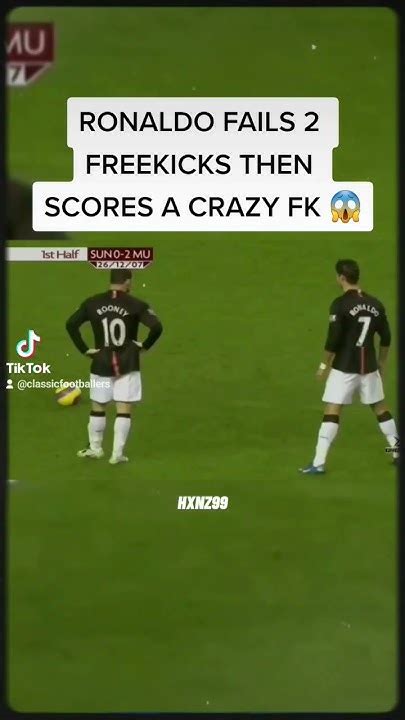 Cristiano Ronaldo Fails 2 Freekicks But Then Scores Crazy 3rd Freekick