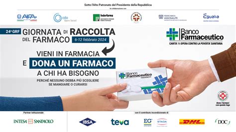 Torna La Giornata Di Raccolta Del Farmaco A Favore Dei Pi Bisognosi