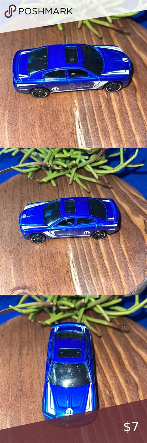 Hot Wheels Dodge Charger R T Schwarz Mopar Auto Mattel HW Car Blue Rare