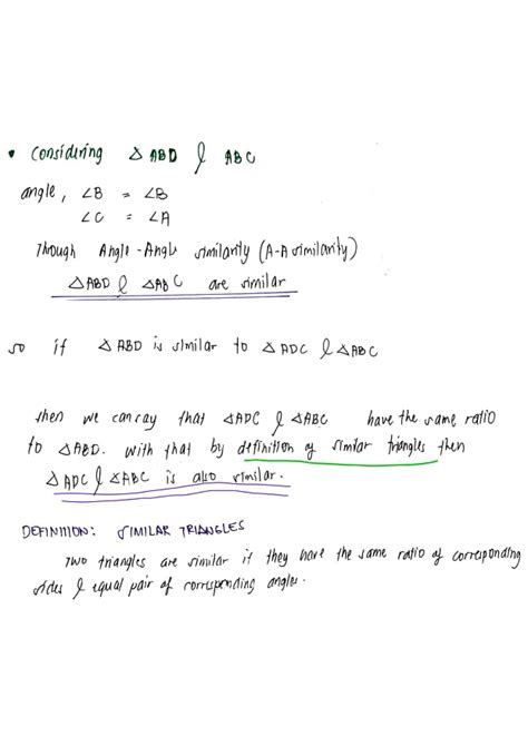 Solved Identify The Similarity Statement Comparing The 3 Triangles