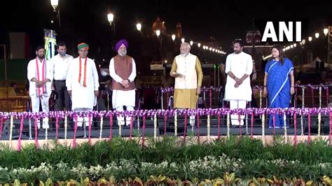 Pm Narendra Modi Inaugurates All New Redeveloped Rajpath As Kartvya Path