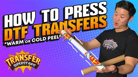 How To Press Dtf Direct To Film Transfers On T Shirts Step By Step