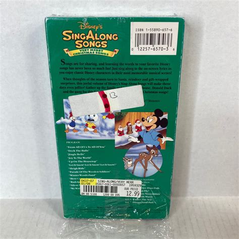 Disneys Sing Along Songs Vhs Lot Mulan Honor To Us Etsy