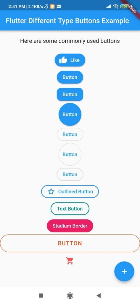 Button In Flutter