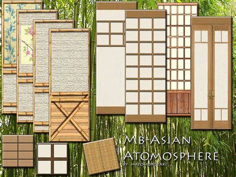 Matomibotakis Mb Asianatmosphere Sims Asian Wallpaper Sims 4 Houses