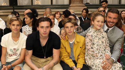 The Beckham Family On The Front Row: A Fashion Week Photo Album ...