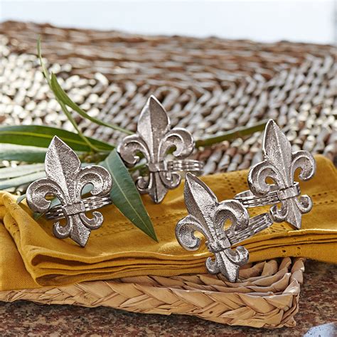 Serviettenring Er Set Fleur De Lis Loberon